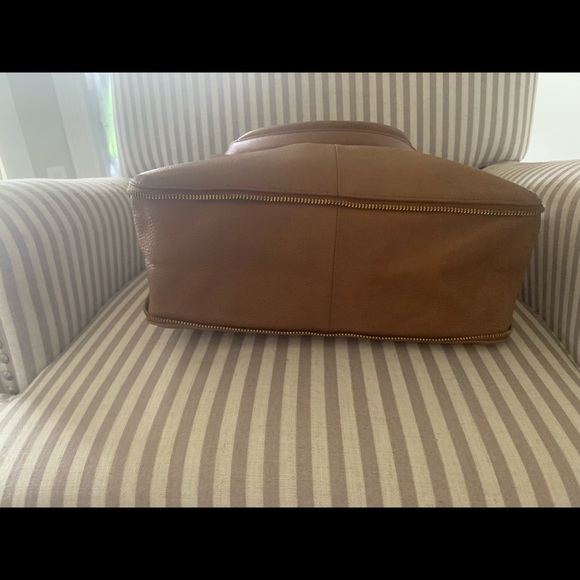 Tory Burch Pebbled Leather Hobo Shoulder Bag Purse - Picture 5 of 13